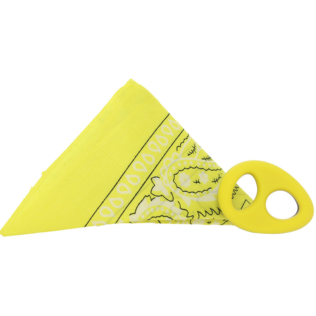 Rock Solid The Code C-Ring and Bandana Set in Yellow Cock Rings - Tophatter Daily Deals