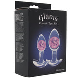 Cosmic Glams 2 Piece Kit in Pink Anal Sex Toys > Butt Plugs - Tophatter Daily Deals