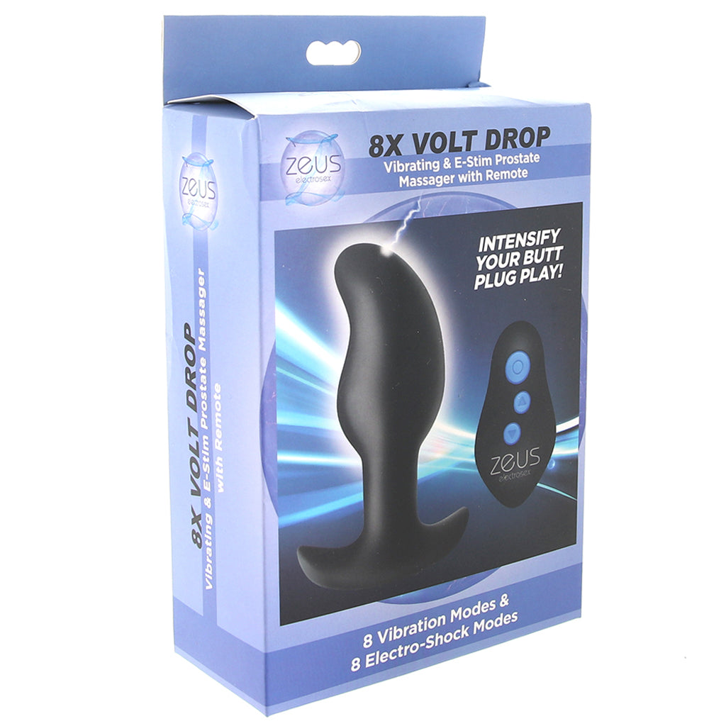 Zeus Volt Drop E-Stim Prostate Vibe Vibrators > Anal Vibrators - Tophatter Daily Deals