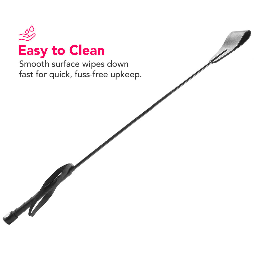 Classic Riding Crop in Black Bondage and Fetish > Whips and Crops - Tophatter Daily Deals