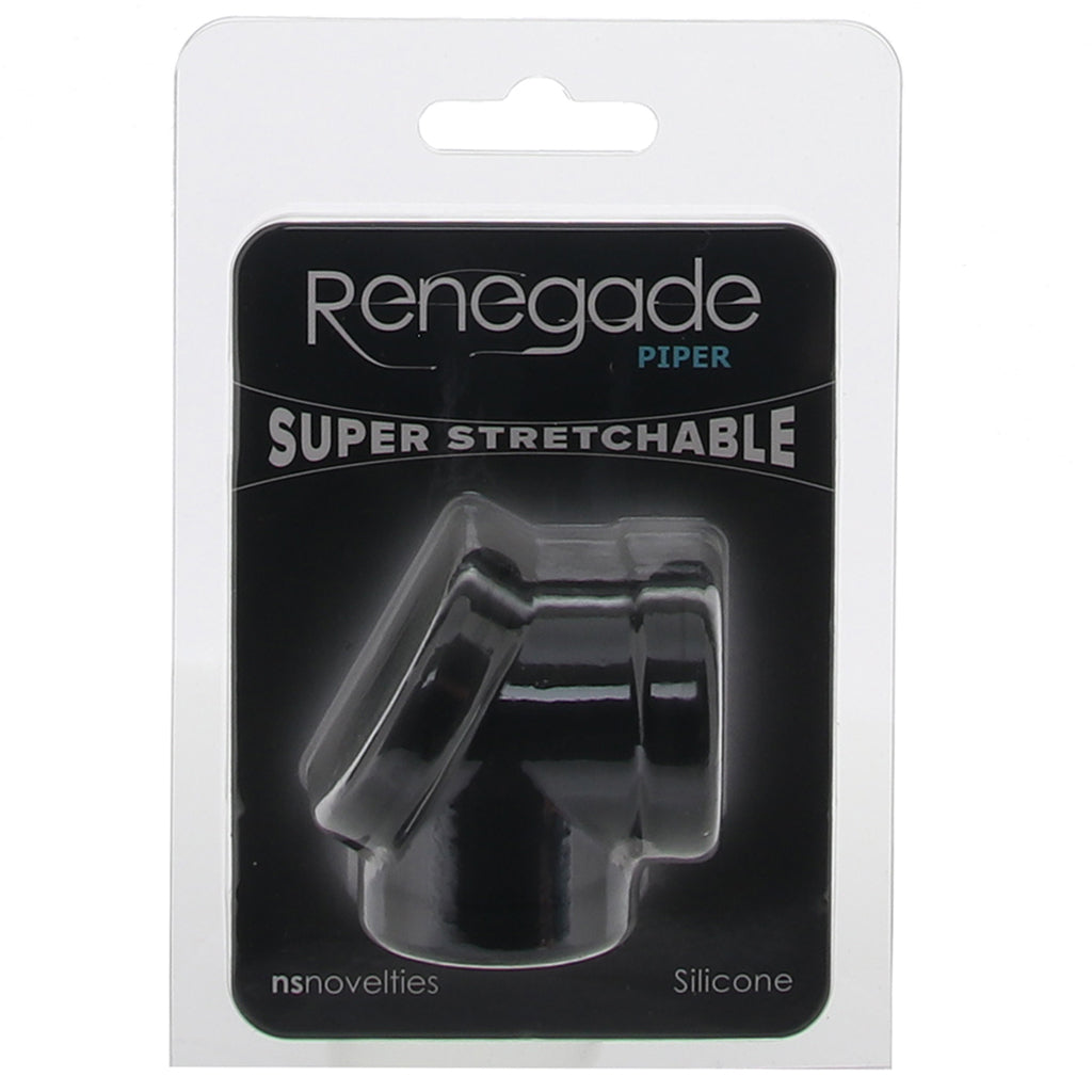 Renegade Piper Cock & Ball Ring in Black Bondage and Fetish > Cock and Ball Devices - Tophatter Daily Deals