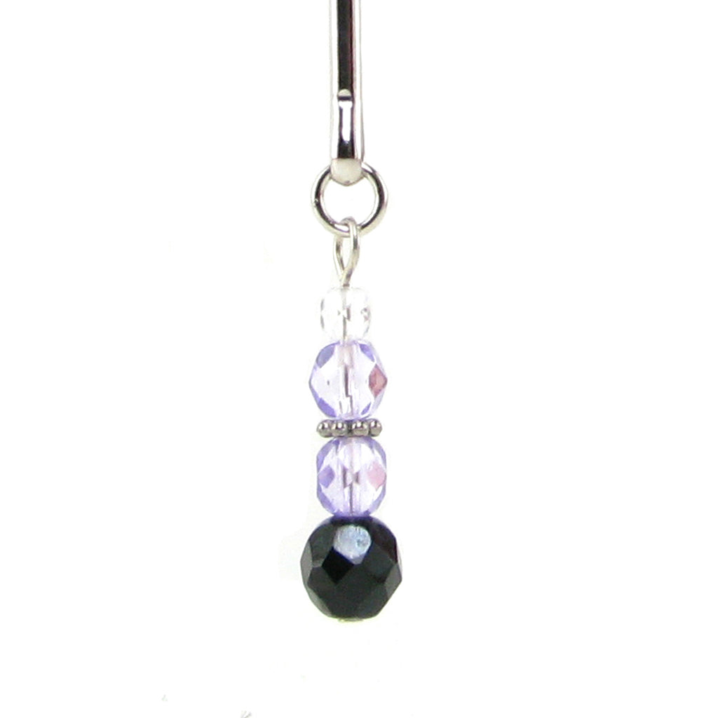 Tweezer Clit Clamp with Purple Beads Bondage and Fetish > Nipple Stimulators & Clamps - Tophatter Daily Deals