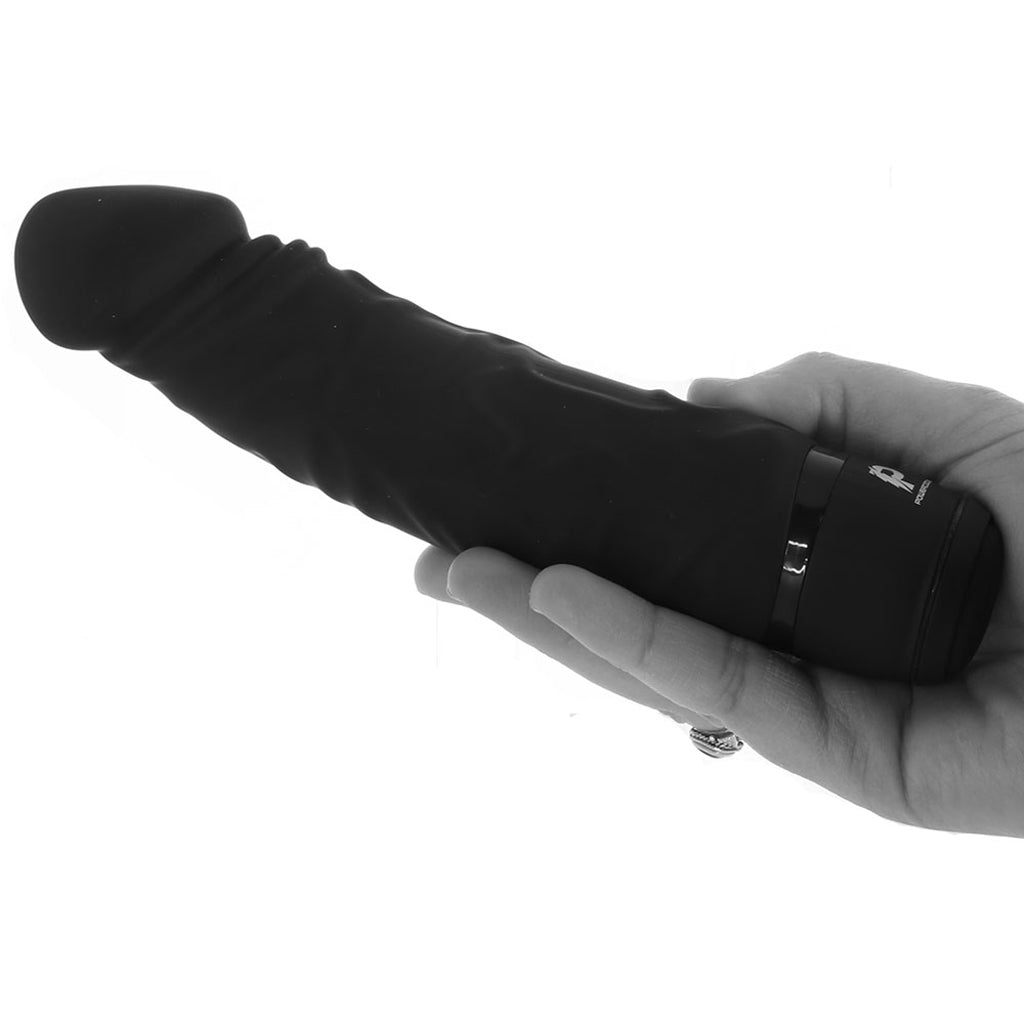PowerCock 6.5 Inch Realistic Vibe in Black Vibrators > Realistic Vibrator Dildos - Tophatter Daily Deals