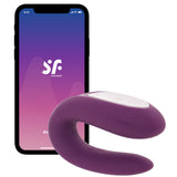 Satisfyer Double Joy Partner Vibe in Violet Vibrators > Clitoral Stimulators - Tophatter Daily Deals