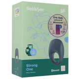 Satisfyer Strong One Ring Vibe in Blue Cock Rings - Tophatter Daily Deals