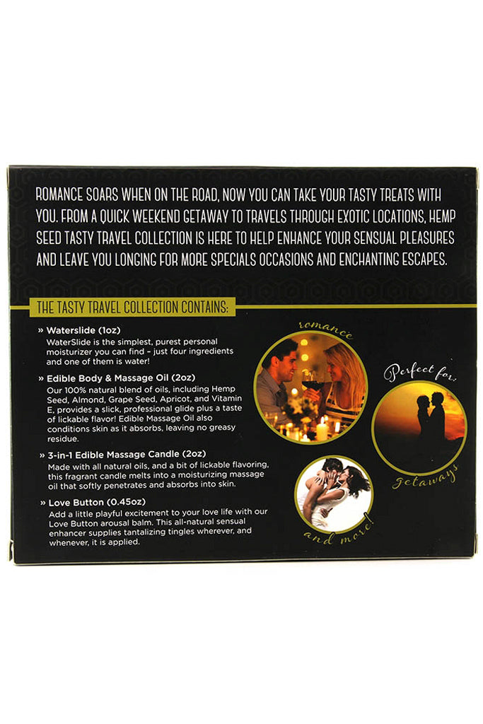 Hemp Seed Tasty Travel Set in Strawberry Sensual Love > Massage - Tophatter Daily Deals