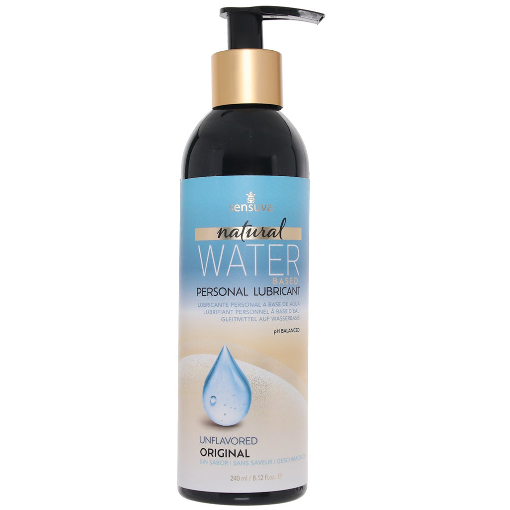 Natural Water Based Lube in 8.12oz/240ml Lubes and Lotions > Water Based Sex Lubes - Tophatter Daily Deals