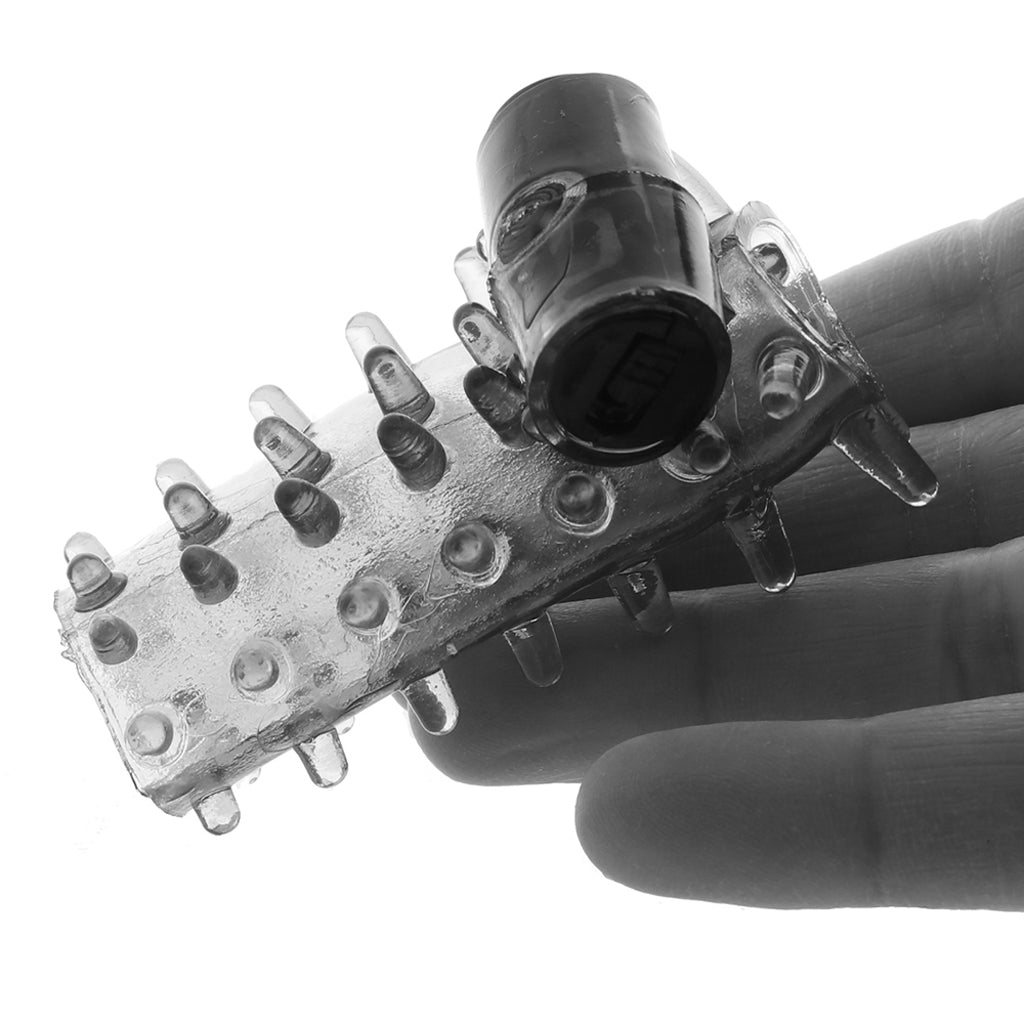 PinkCherry Vibrating Cock Sleeve in Smoke - Tophatter's Vibrator Deals Online Cock Rings - Tophatter Daily Deals