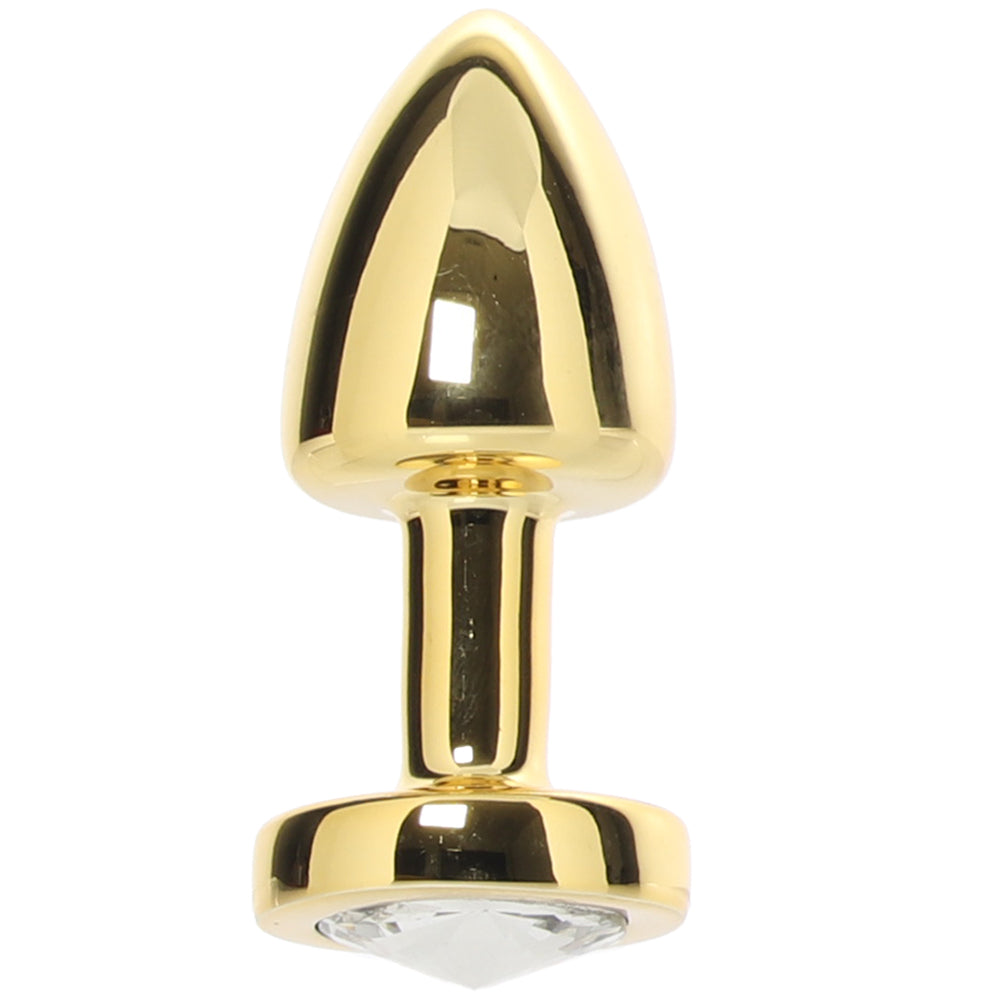 Gemsations 2 Inch Beginners Bling Bling Plug in Gold - Tophatter's Adult Sex Toys Online Anal Sex Toys > Butt Plugs - Tophatter Daily Deals