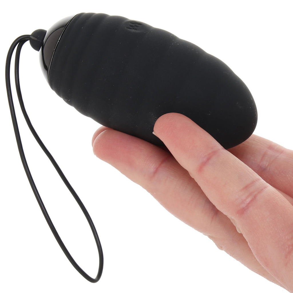 Ocean Breeze 2.0 Remote Egg Vibe in Black Vibrators > Bullet and Egg Vibrators - Tophatter Daily Deals