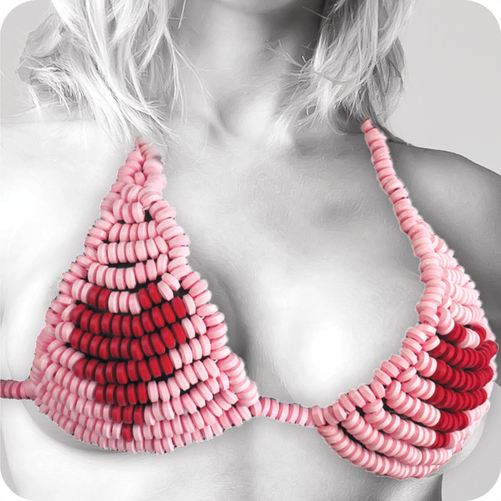 Edible Candy Bra in Lovers - Tophatter's Adult Sex Toys Online Novelties 'n Parties - Tophatter Daily Deals