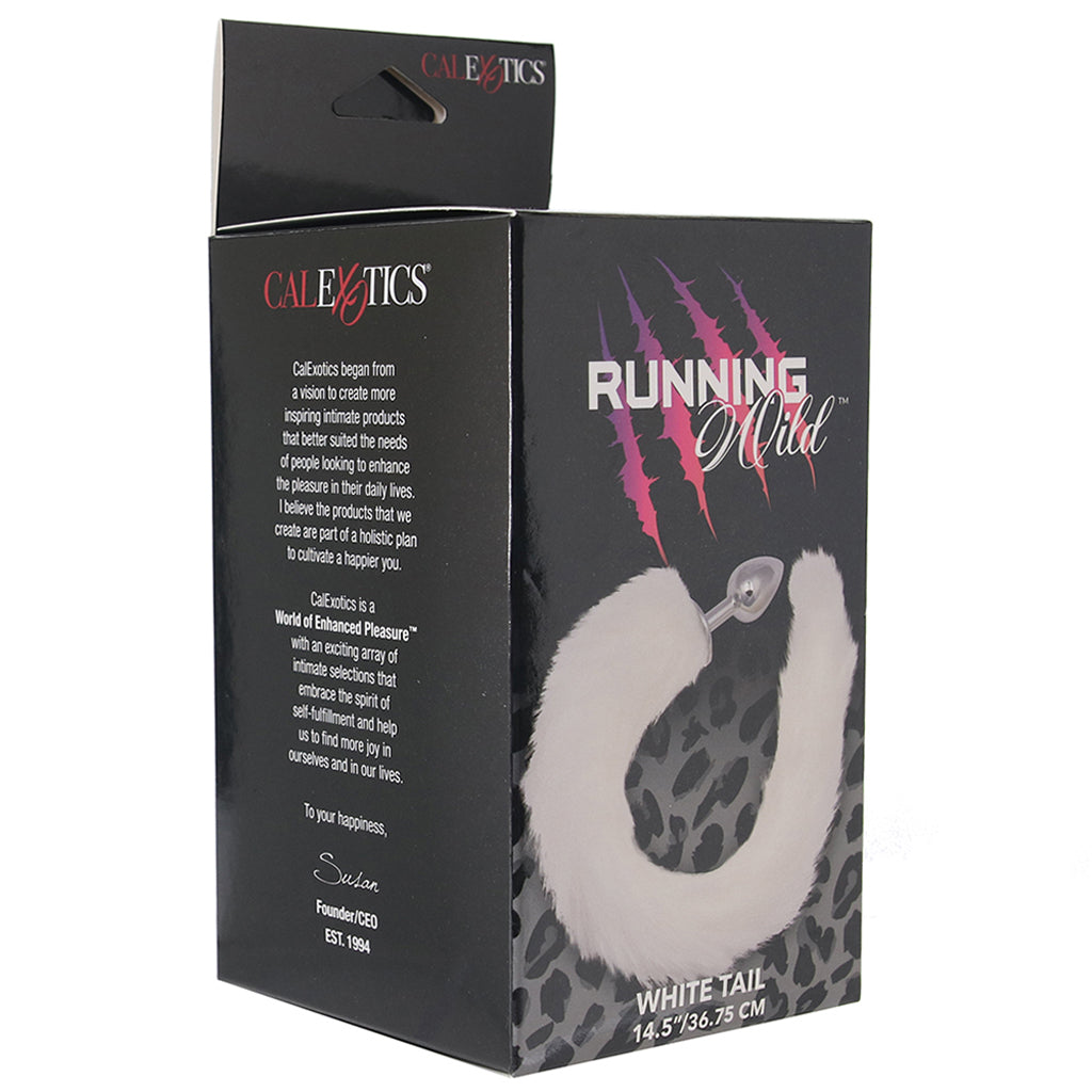 Running Wild White Tail Plug Anal Sex Toys > Butt Plugs - Tophatter Daily Deals