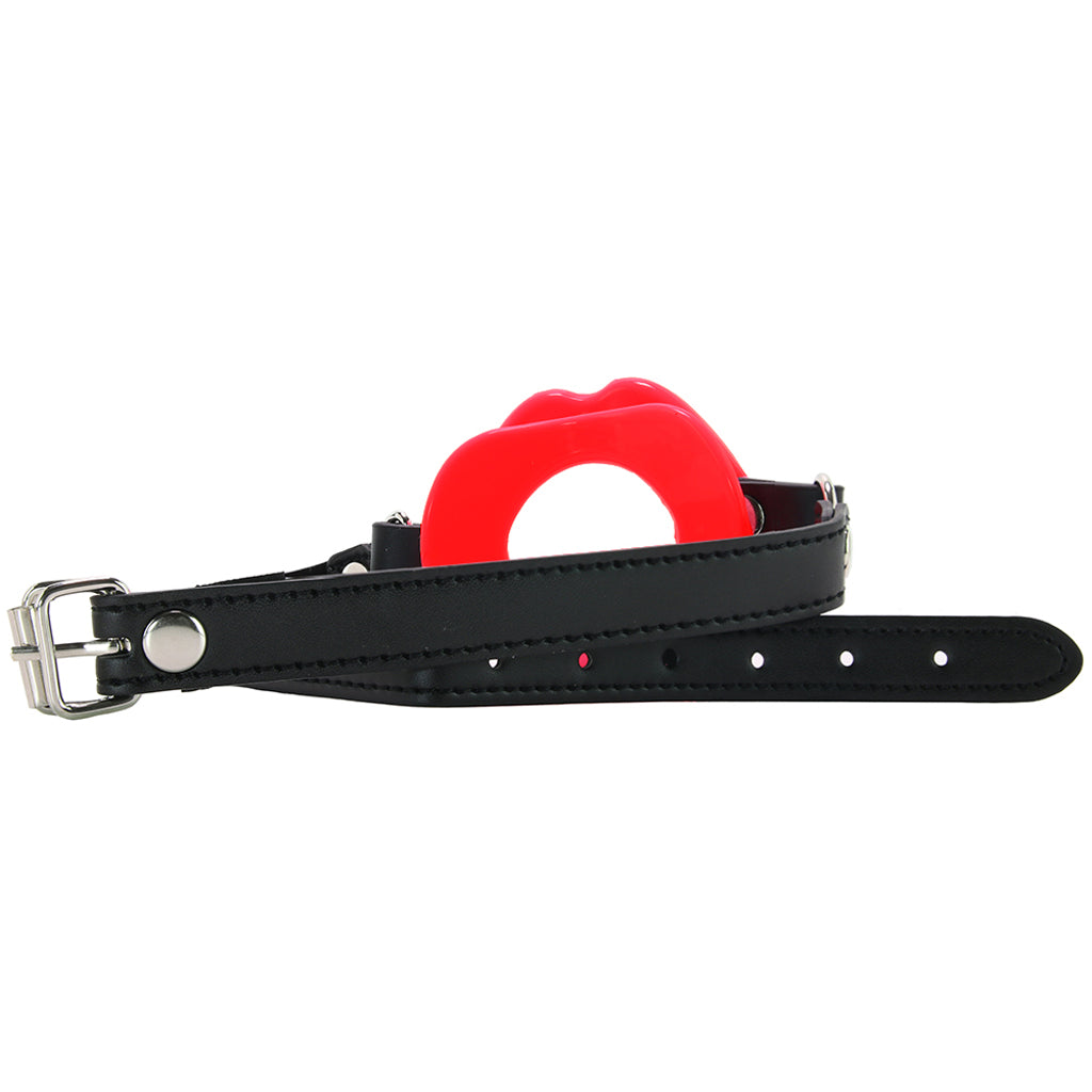 Silicone Lips Gag in Red Bondage and Fetish > Ball Gags & Mouth Restraints - Tophatter Daily Deals