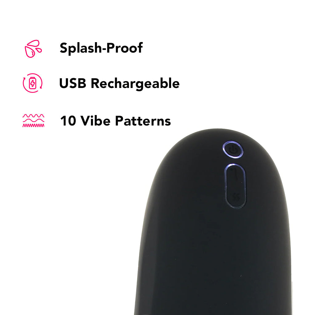 PinkCherry Premium Vibrating And Warming Silicone Stroker - Tophatter's Adult Products Male Masturbators > Self-Contained Strokers - Tophatter Daily Deals