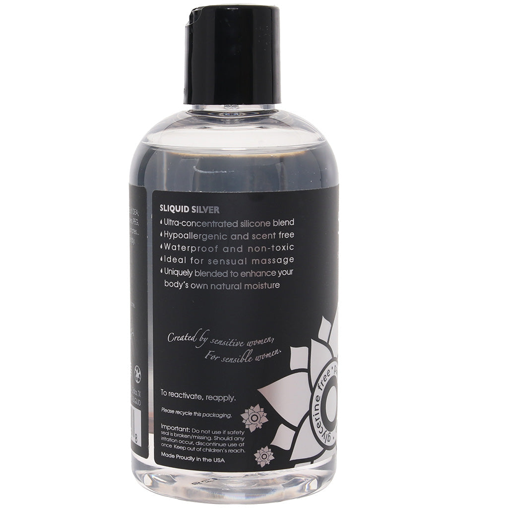 Silver Silicone Intimate Lubricant in 8.5oz/255ml Lubes and Lotions > Silicone Based Sex Lubes - Tophatter Daily Deals