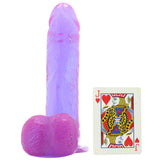 Crystal Jellies 8 Inch Realistic Ballsy Cock in Purple Dildo Sex Toys > Realistic Dildos - Tophatter Daily Deals