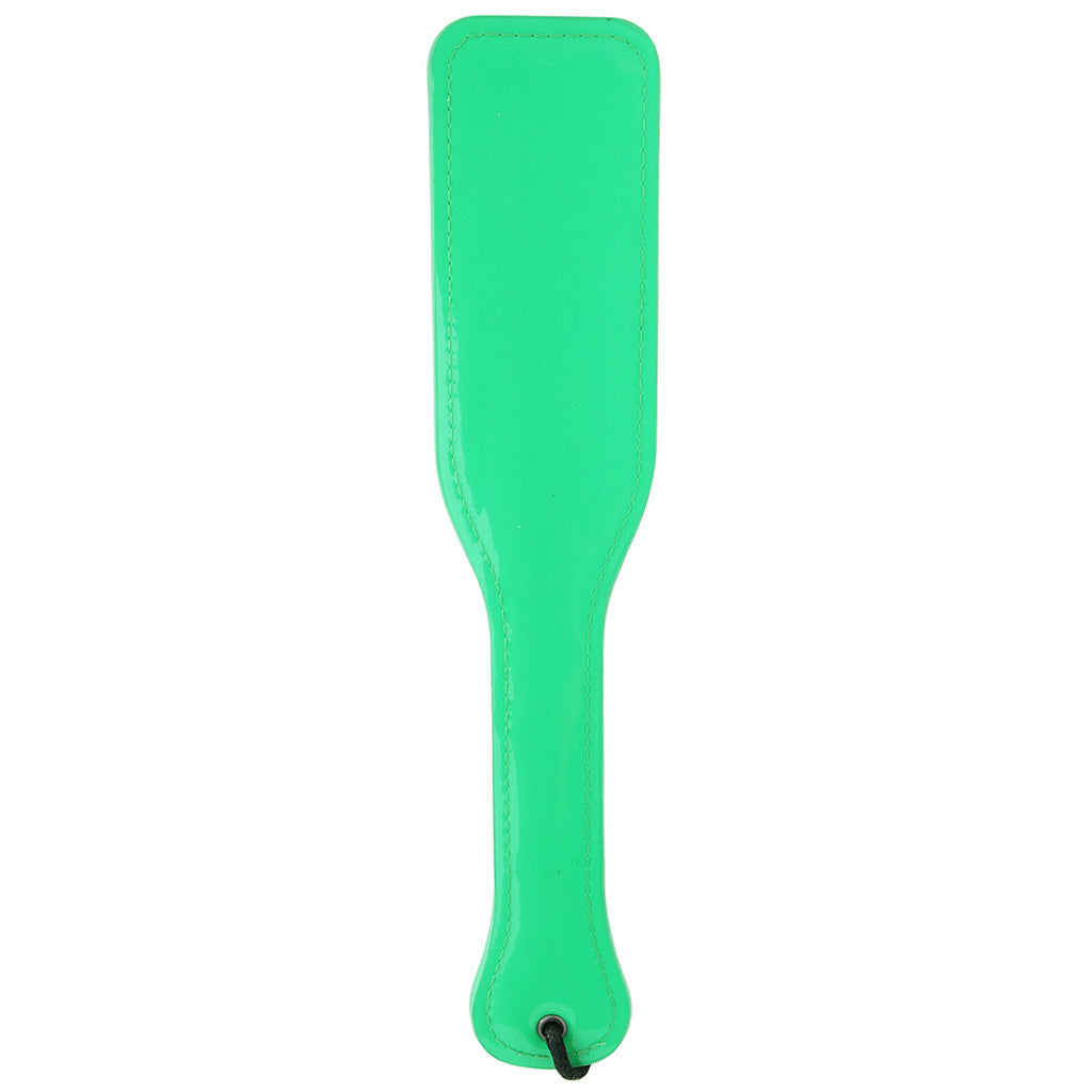 Electra Play Things Paddle in Neon Green - Tophatter's Adult Sex Toys Online Bondage and Fetish > Whips and Crops - Tophatter Daily Deals