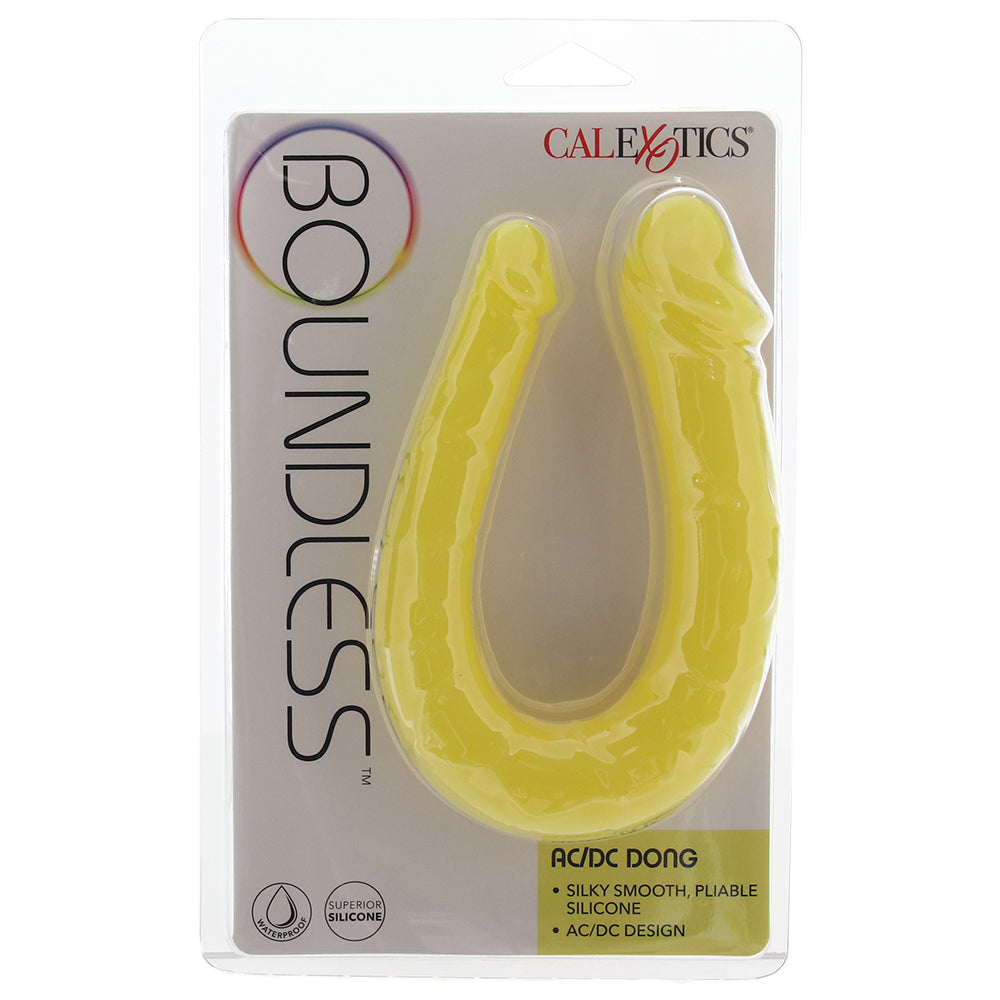 Boundless AC/DC Dildo in Yellow Dildo Sex Toys > Double Ended Dildos - Tophatter Daily Deals
