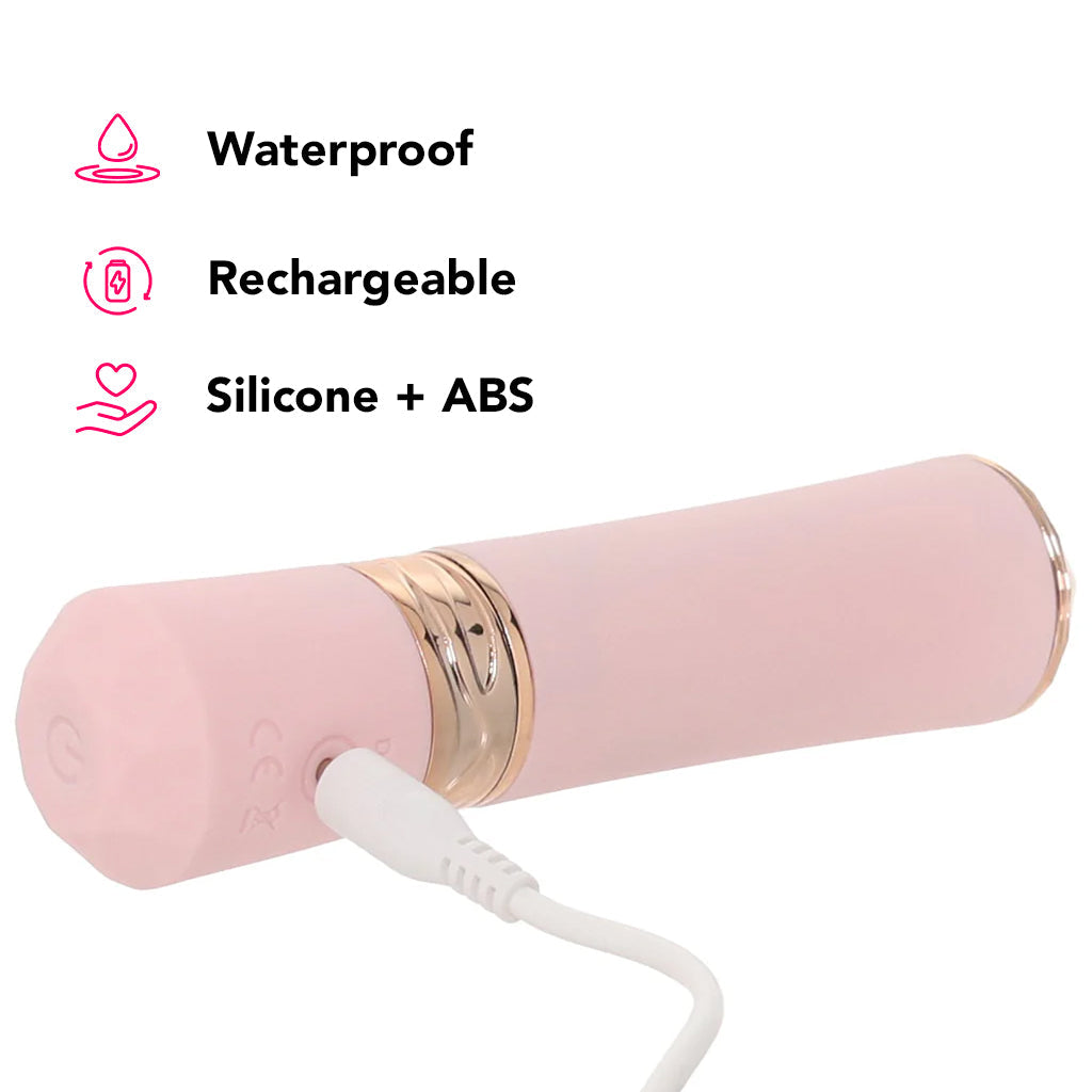 Loveline Dahlia Lipstick Vibe Vibrators > Clitoral Stimulators - Tophatter Daily Deals