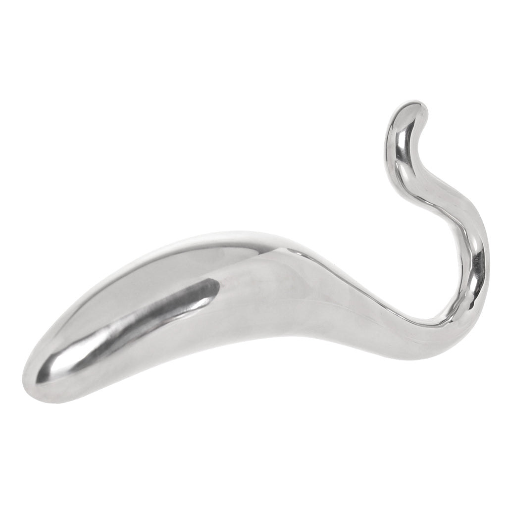 Stainless Steel Hollow Curved Wand Dildo Sex Toys > G-Spot Dildos - Tophatter Daily Deals
