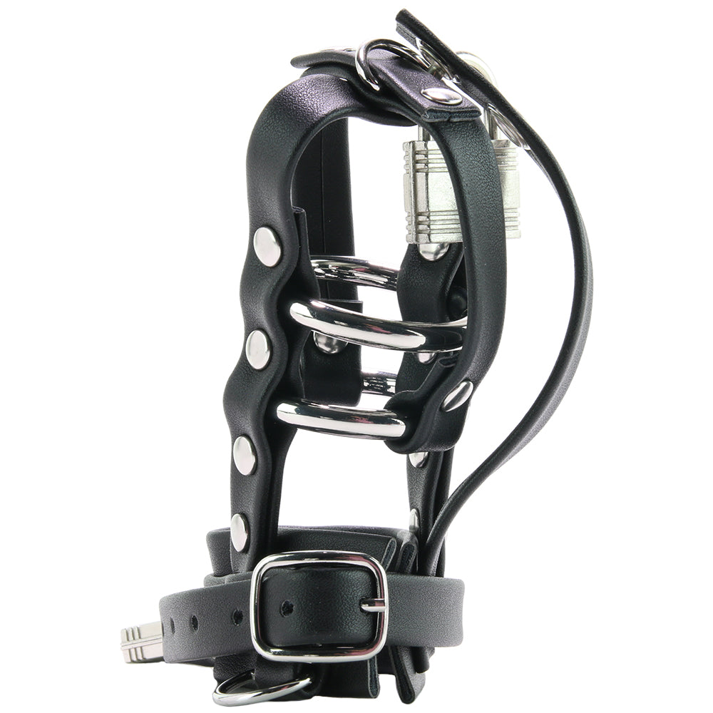 Blue Line Gimp Cock Chastity Sheath with C-Ring - Tophatter's Adult Sex Toys Online Bondage and Fetish > Cock and Ball Devices - Tophatter Daily Deals
