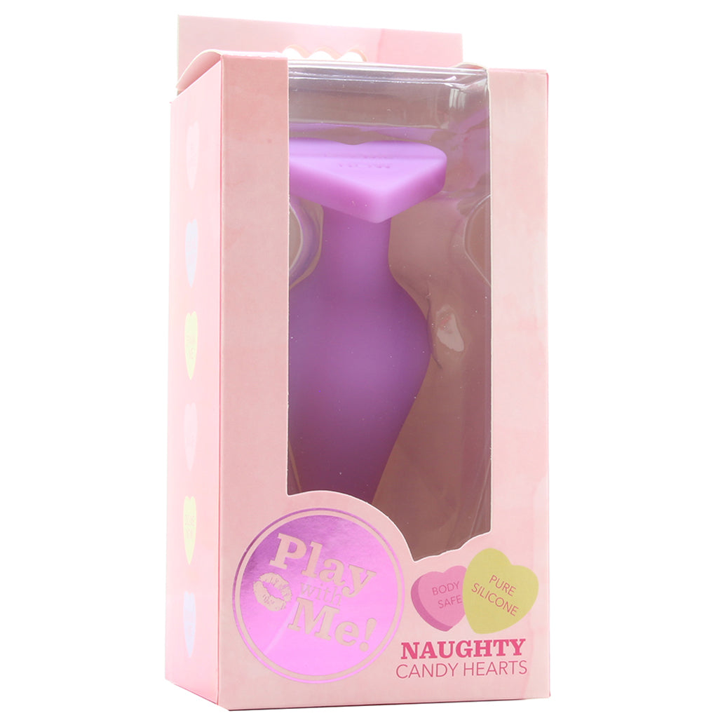 Candy Hearts Do Me Now Small Butt Plug in Purple Anal Sex Toys > Butt Plugs - Tophatter Daily Deals