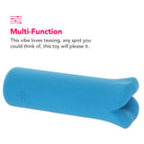 Kyst Lips Mini Vibe in Blue - Tophatter's Vibrator Deals Online Vibrators > Clitoral Stimulators - Tophatter Daily Deals