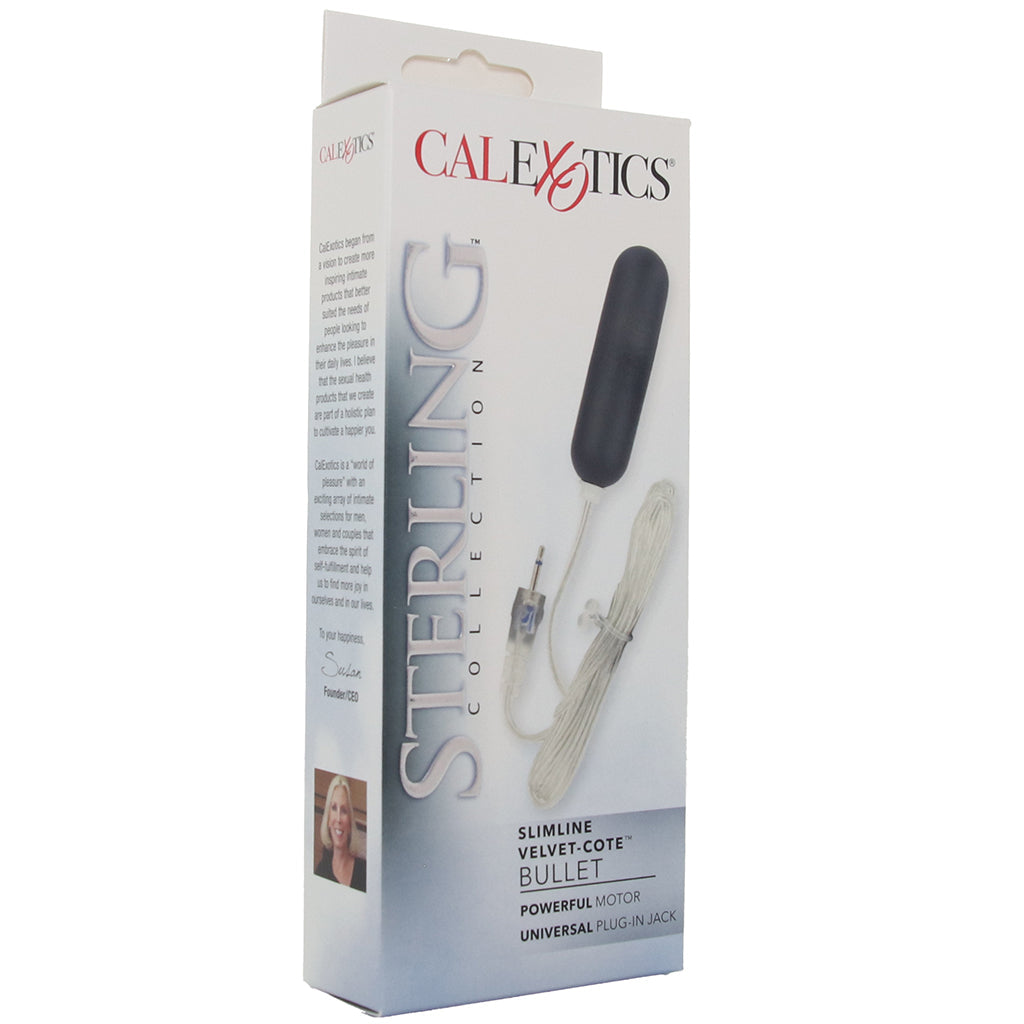 Sterling Collection Velvet-Cote Slimline Bullet Vibrators > Bullet and Egg Vibrators - Tophatter Daily Deals