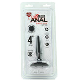 All About Anal Seamless Silicone 4 Inch Butt Plug in Black - Tophatter's Adult Sex Toys Online Anal Sex Toys > Butt Plugs - Tophatter Daily Deals