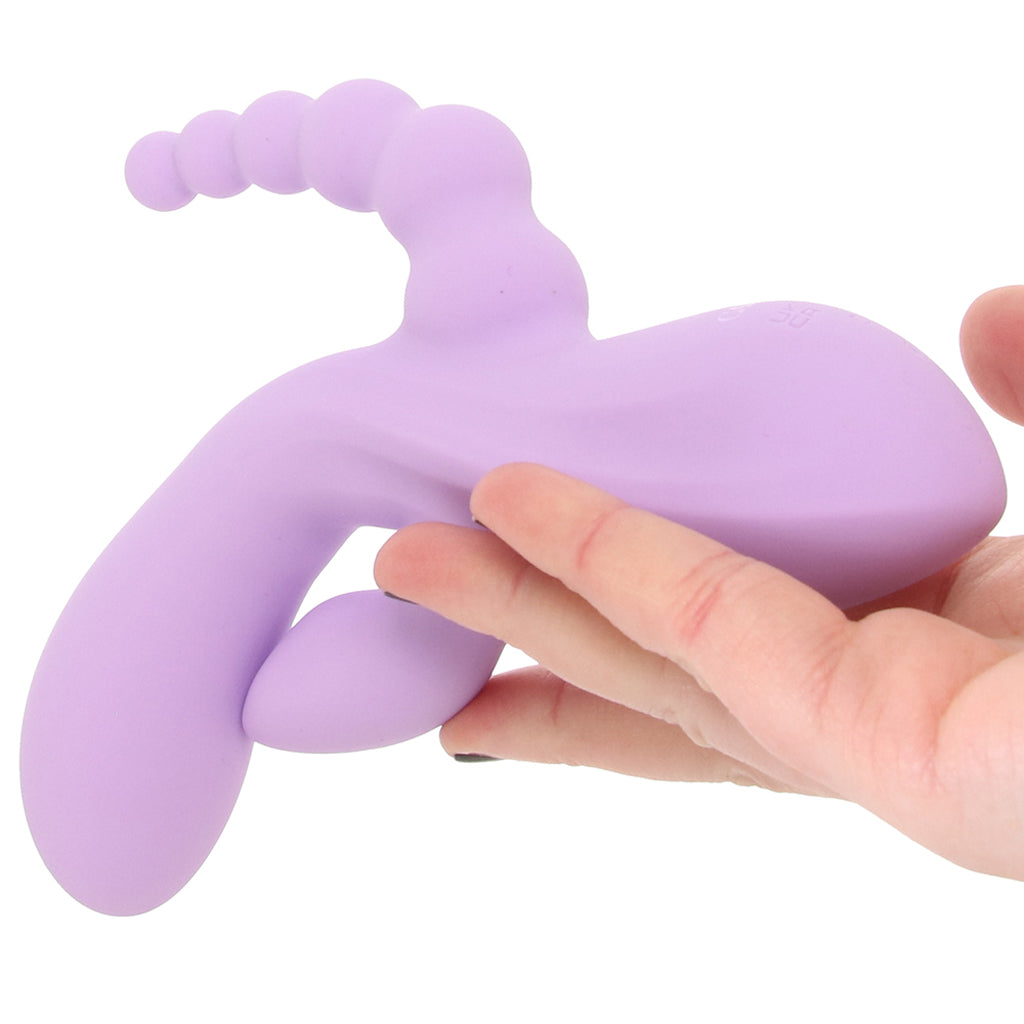 Flex Bend & Hold Triple Rumbler Vibe Vibrators > Rabbit Vibrators - Tophatter Daily Deals