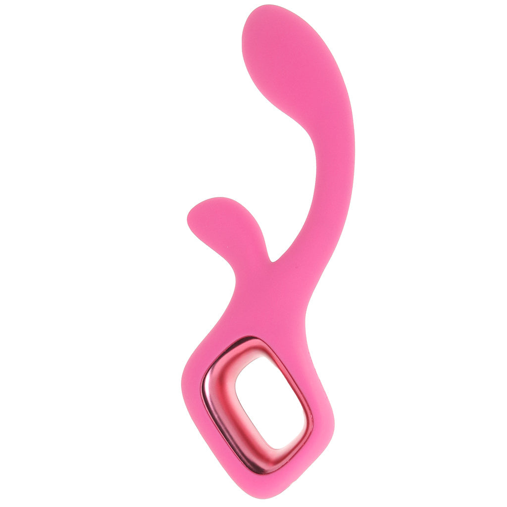 Pretty in Pink Velvet G-Spot Rabbit Vibe Vibrators > Rabbit Vibrators - Tophatter Daily Deals