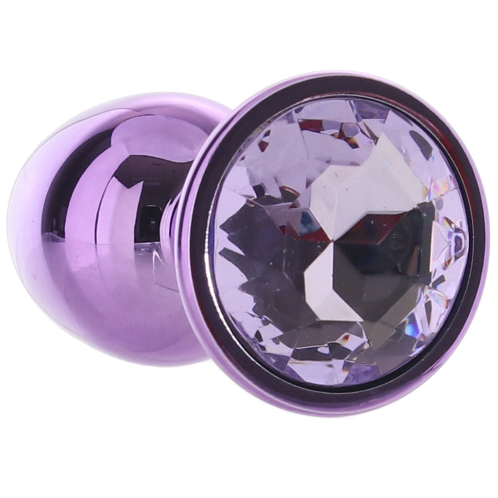 Rear Assets Small Purple Gem Plug in Purple - Tophatter's Adult Products Anal Sex Toys > Butt Plugs - Tophatter Daily Deals