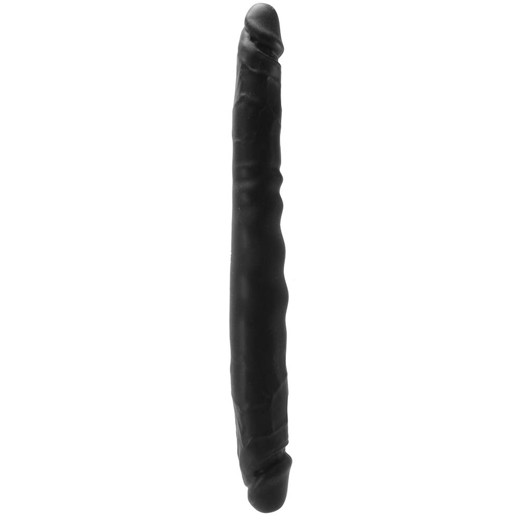 Colours Double Pleasure 12 Inch Dildo in Black Dildo Sex Toys > Double Ended Dildos - Tophatter Daily Deals