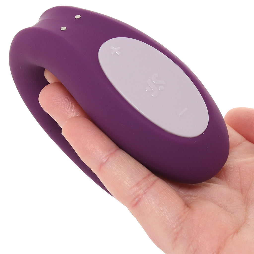 Satisfyer Double Joy Partner Vibe in Violet Vibrators > Clitoral Stimulators - Tophatter Daily Deals