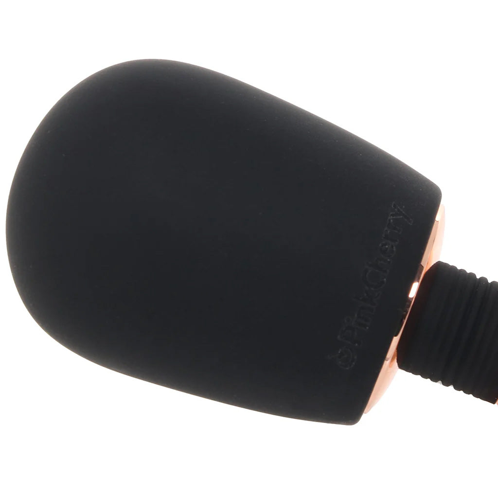 PinkCherry Luxury Slim Rechargeable Wand in Black Vibrators > Wands - Tophatter Daily Deals