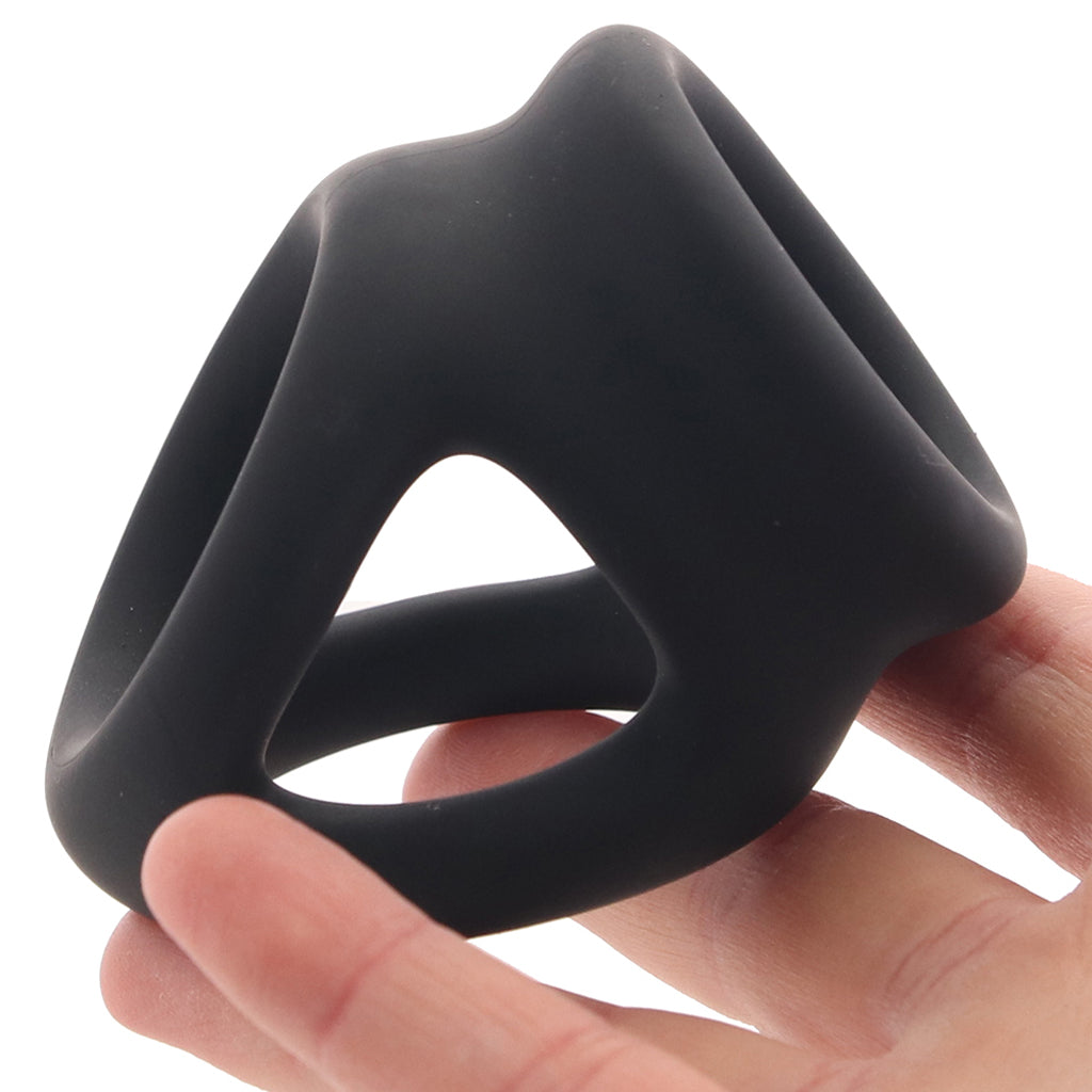 Alpha Dual Liquid Silicone Cage & Ring - Tophatter's Adult Products Bondage and Fetish > Cock and Ball Devices - Tophatter Daily Deals