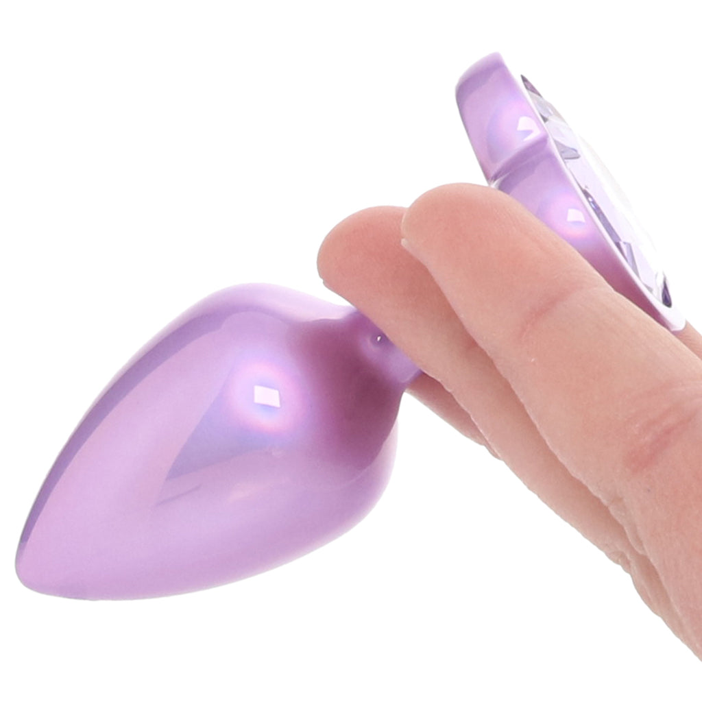 Jewel Amethyst Heart Plug in Small Anal Sex Toys > Butt Plugs - Tophatter Daily Deals