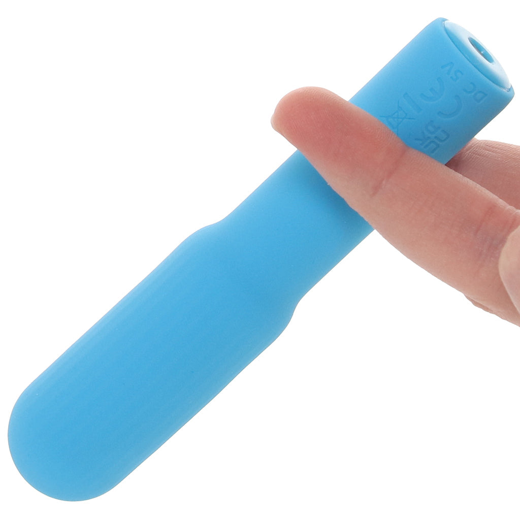 Pocket Rocket Elite Vibe with Texture Sleeve in Sky Blue Vibrators > Bullet and Egg Vibrators - Tophatter Daily Deals