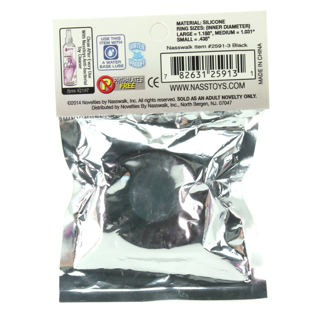 Ram Silicone Cock Rings #3 in Black - Tophatter's Adult Products Cock Rings - Tophatter Daily Deals