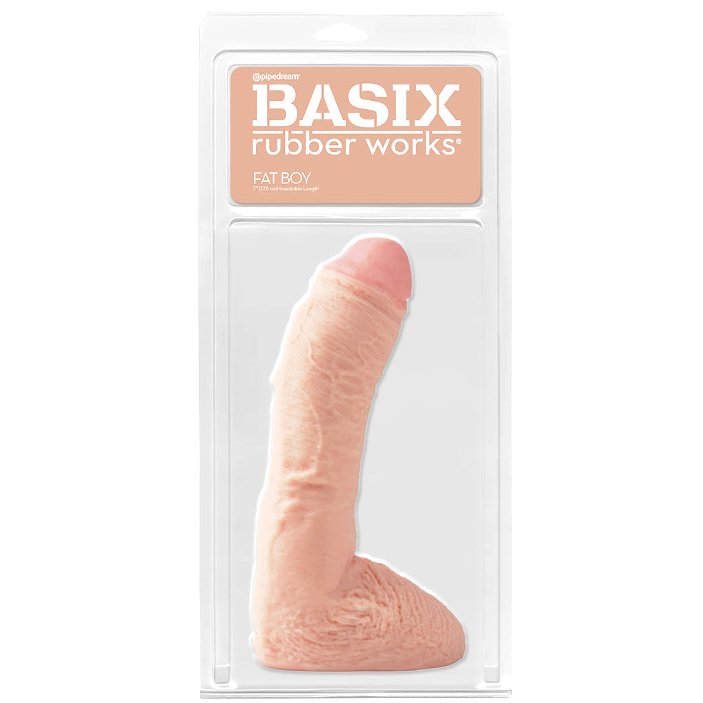 Basix 10 Inch Fat Boy Dildo in Light - Tophatter's Adult Products Dildo Sex Toys > Realistic Dildos - Tophatter Daily Deals