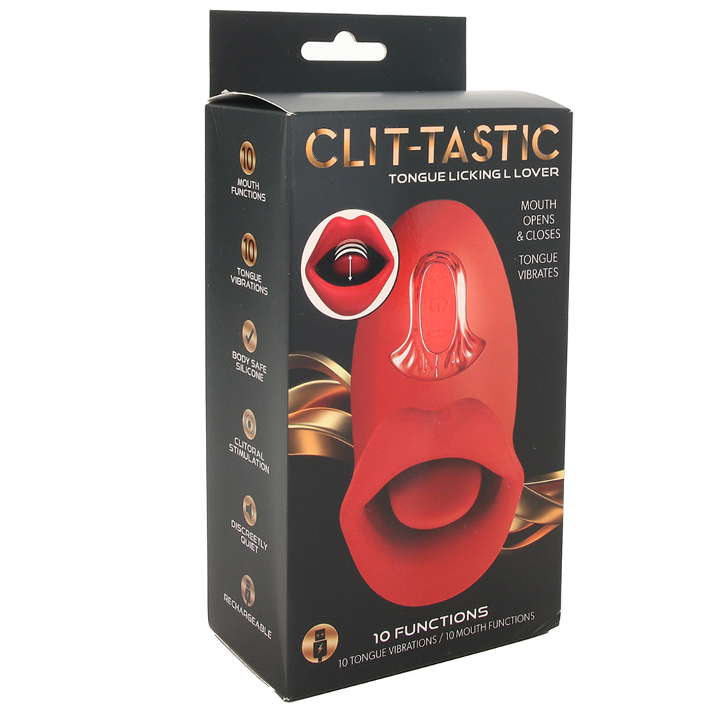 Clit-Tastic Tongue Licking Lover Vibe Vibrators > Clitoral Stimulators - Tophatter Daily Deals
