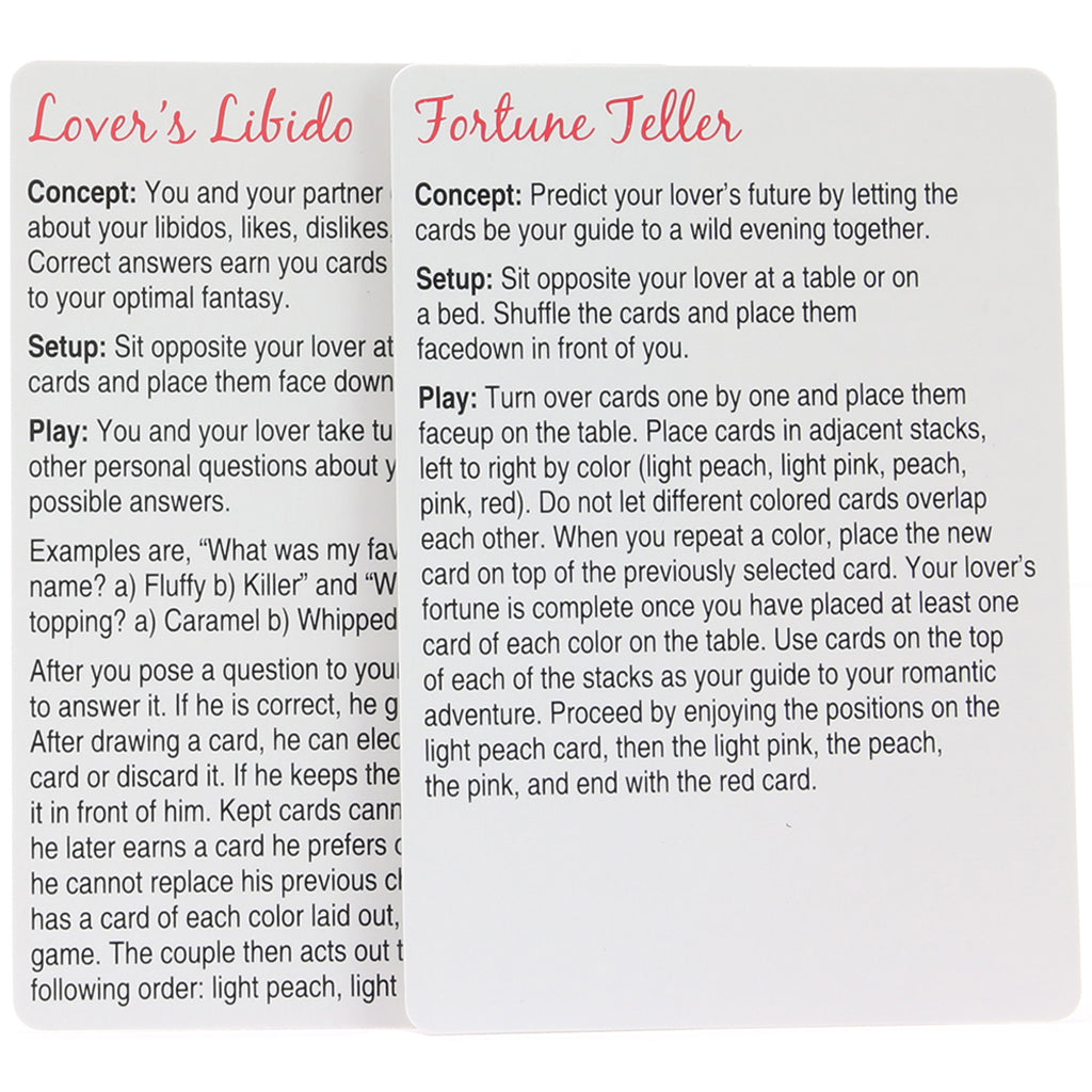 The Oral Sex Adventures Card Game Sensual Love > Games - Tophatter Daily Deals