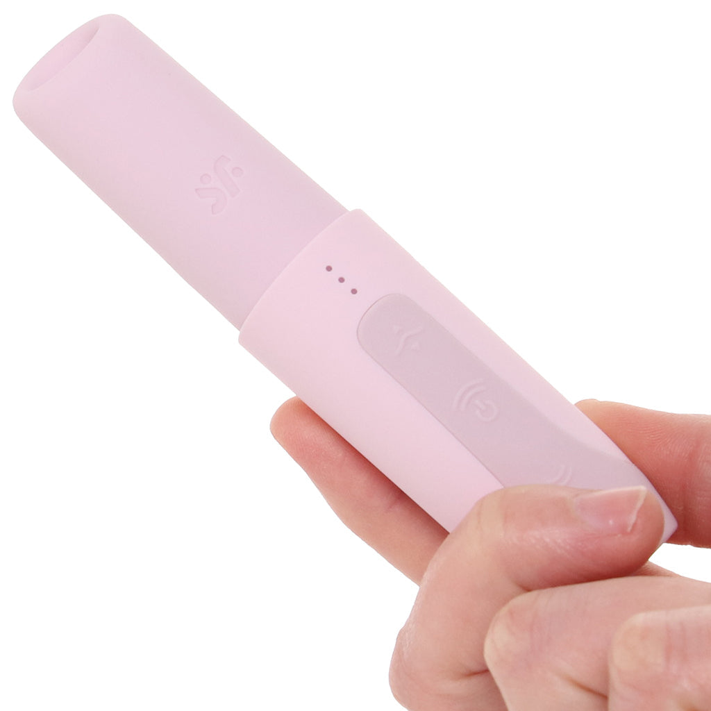 Satisfyer Secret Kiss Travel Air Pulse Stimulator Vibrators > Clitoral Stimulators - Tophatter Daily Deals