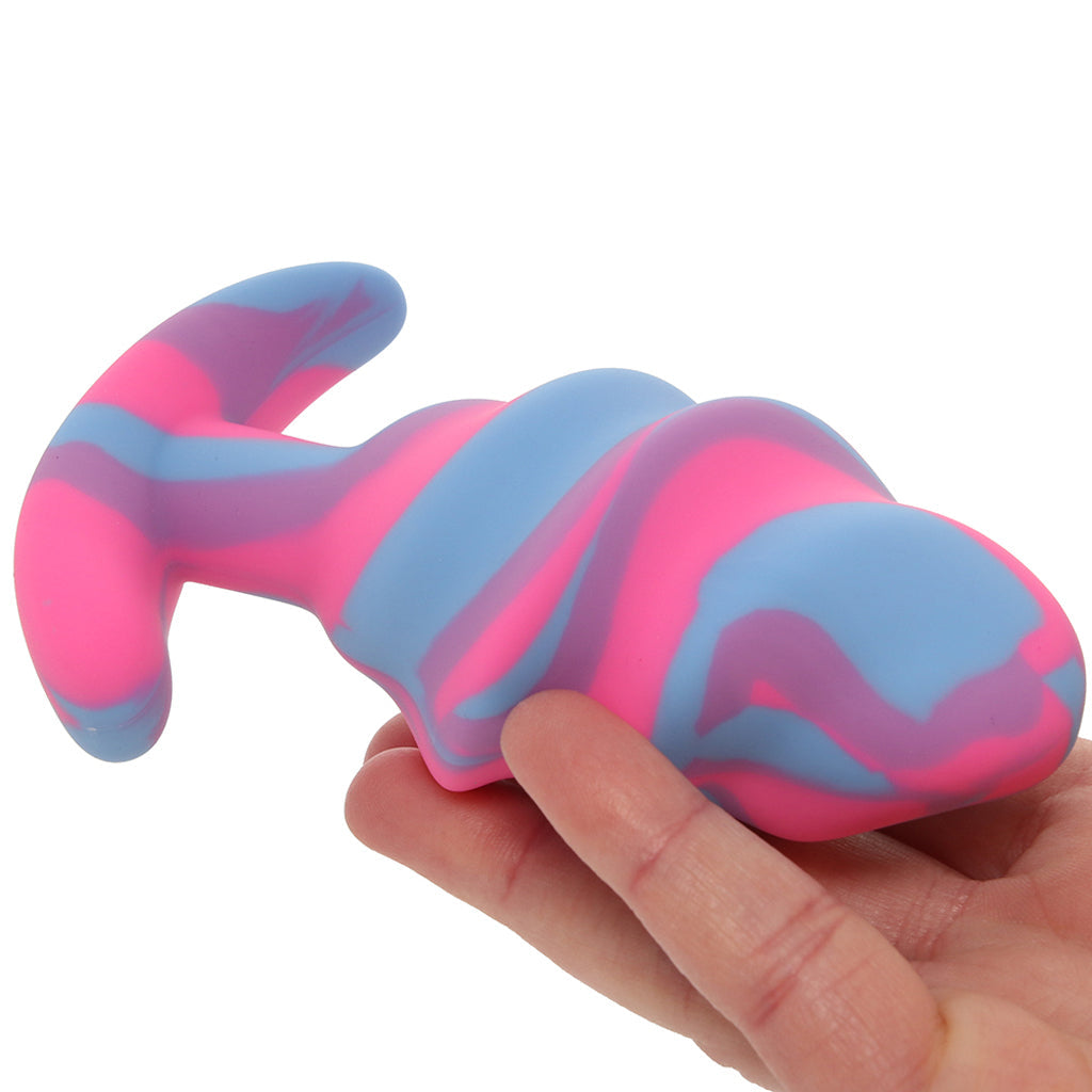 Creature Cocks Unicorn Swirl Silicone Butt Plug in Large - Wholesale Prices (Limited Deals)