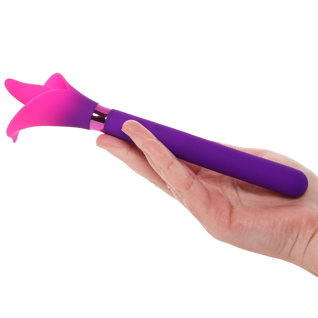 Vala Fiercely Powerful Silicone Flower Vibe in Purple Vibrators > Clitoral Stimulators - Tophatter Daily Deals