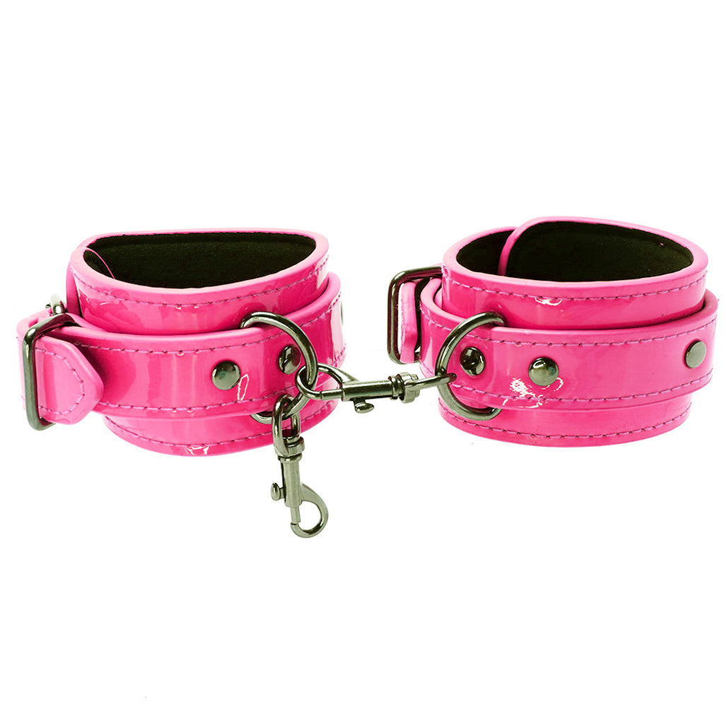 Electra Play Things Ankle Cuffs in Neon Pink Bondage and Fetish > Wrist and Ankle Cuffs - Tophatter Daily Deals