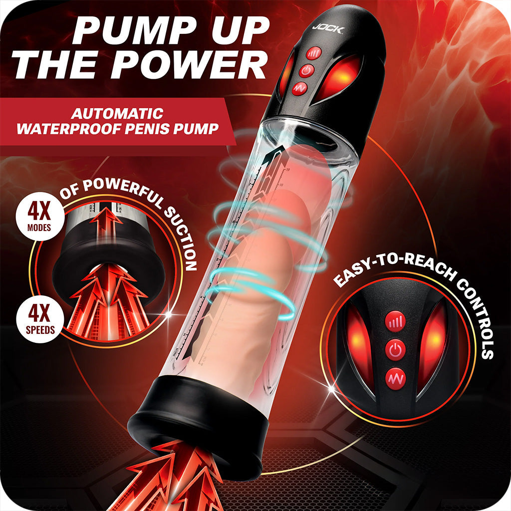 Jock Power Up Automatic Penis Pump Male Enhancement > Penis Pumps - Tophatter Daily Deals