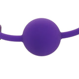Ouch! Silicone Ball Gag in Purple Bondage and Fetish > Ball Gags & Mouth Restraints - Tophatter Daily Deals
