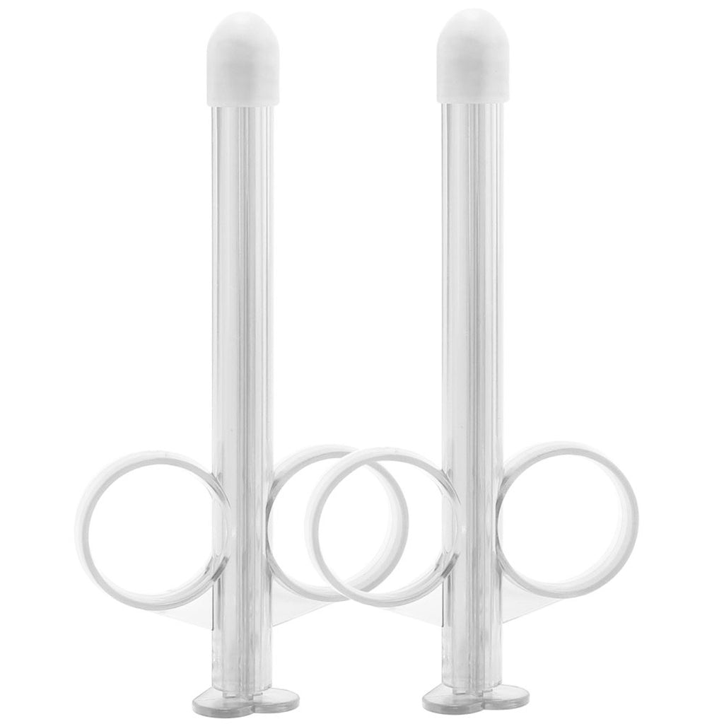 Lube Tube Applicator 2 Pack in Clear - Tophatter's Adult Products Anal Sex Toys > Douche and Enema - Tophatter Daily Deals