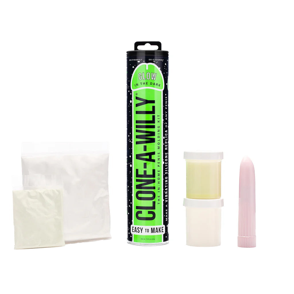 Clone-A-Willy Vibrator Kit in Glow in the Dark Dildo Sex Toys > Realistic Dildos - Tophatter Daily Deals